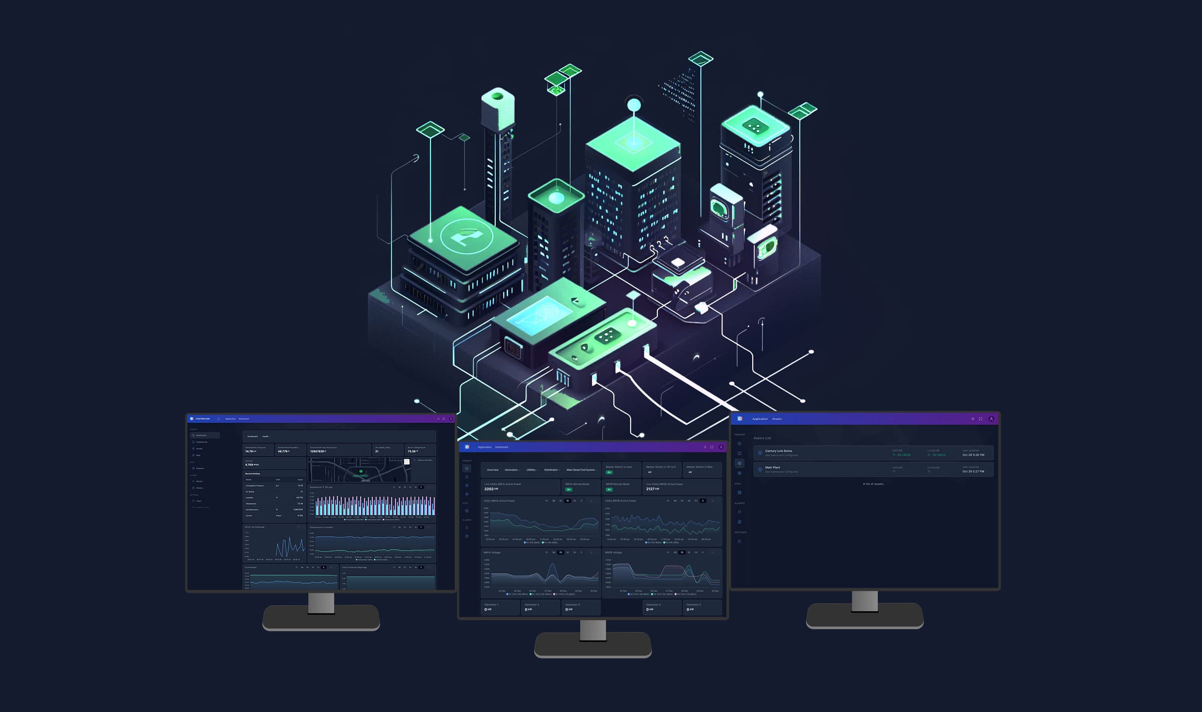 ControlCom Connect manufacturing OEE dashboard