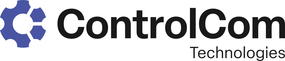 ControlCom horizontal logo, for light backgrounds