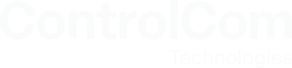 ControlCom logotype, for dark backgrounds