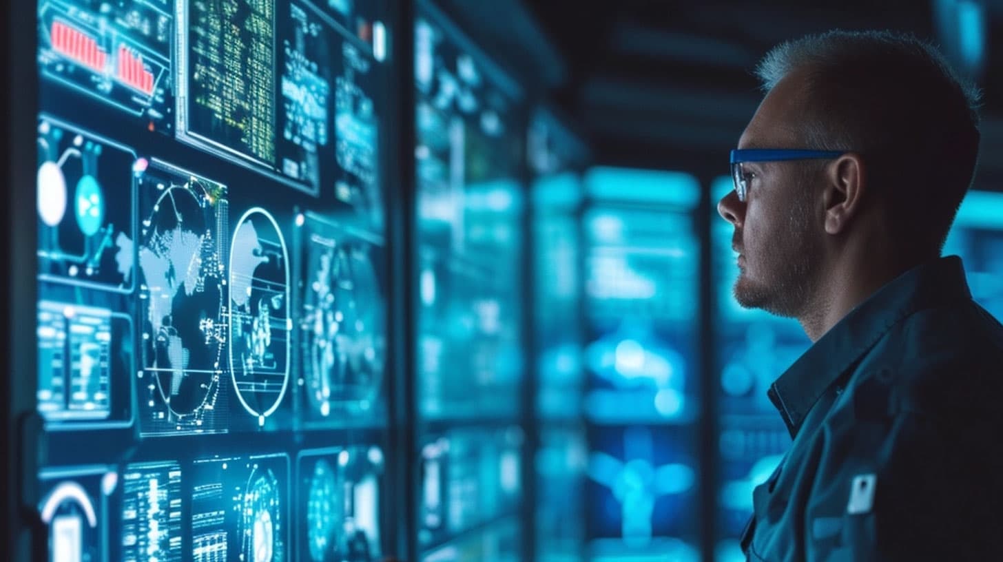 Operations team monitoring systems on ControlCom Connect