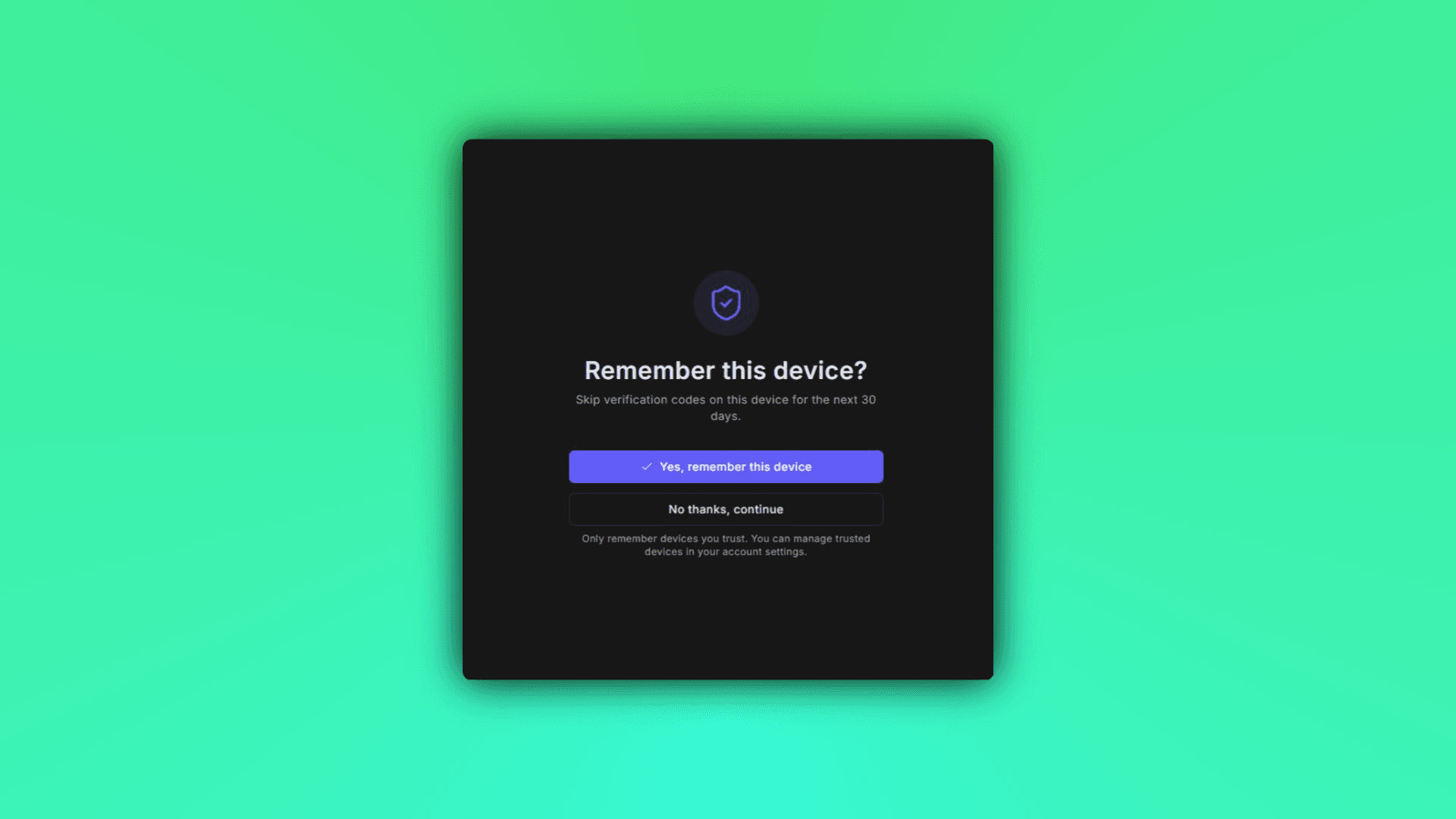 Skip Repeated MFA Prompts with Trusted Devices